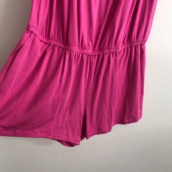 Trina Turk pink short romper sleeveless - Picture 5 of 5